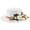 White, variant on Floral Ladies Hat, Vintage Wool Floral Flat Top Hat, Wide Brim Hat, Fedora Church Derby Felt Cap Bucket Hat Bowler Hats for Wedding Party Talent Show