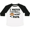 thumbnail image 3 of Inktastic I Watch Football with My Papa Boys Toddler T-Shirt, 3 of 5