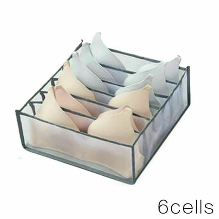 

1/3Pc Foldable Underwear Storage Box Compartment Underpants Bra Organizer Drawer