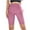 Pink-A, variant on Clearance! Titcea Biker Shorts Women, Solid Color High Waisted Hip Lifting Yoga Shorts with Side Pockets, Stretch Slim Running Workout Gym Shorts