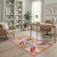 thumbnail image 2 of ODIKA Repeating Botanical Stripe Motif Confetti Border Whimsical Wreath Pet Friendly & Kids Safe Play for Playroom, Bedroom, Reading Nook, 2 of 7
