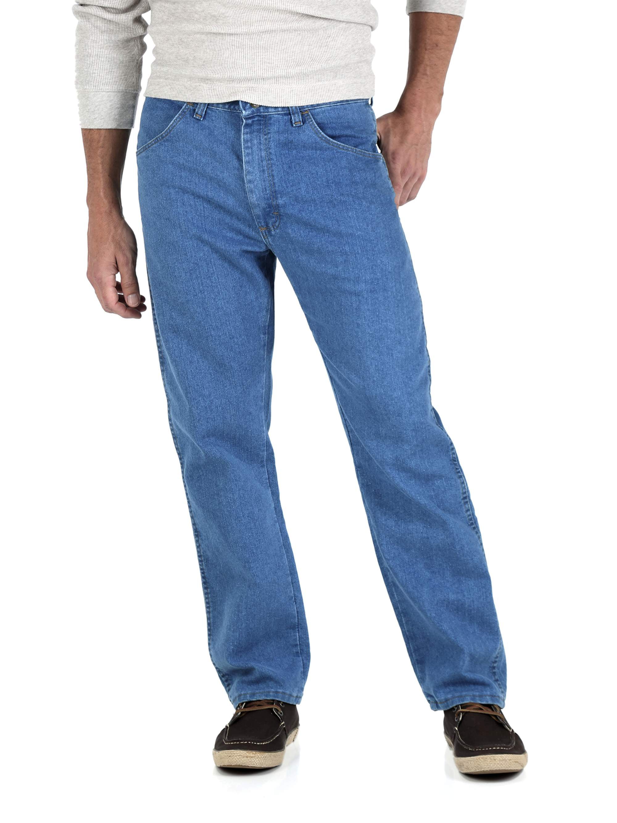 Wrangler - Wrangler Men's Regular Fit Stretch Jeans - Walmart.com