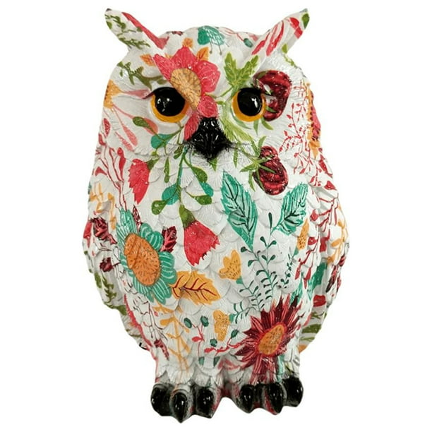 Estatua de búho, decoración del hogar, coleccionables, manualidades modernas y sencillas, decoraciones de búho para el hogar. Estilo C