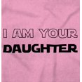 thumbnail image 2 of Brisco Brands Dark Lord I Am Your Daughter Galaxy Baby Bodysuits for Girls, 2 of 7