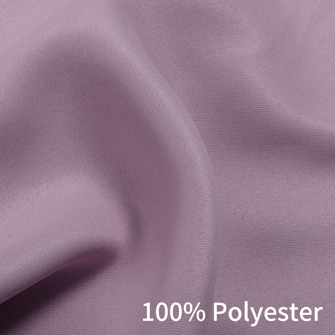 Unique Bargains Blockout Window Darkening Gorgeous Grommet Curtain Panels Set of 2 Lilac 52" x 95"