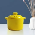 thumbnail image 3 of Miniaturas de regalo de cumpleaños Zulema utensilios de cocina Amarillo olla en miniatura, 3 of 8