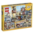 thumbnail image 4 of LEGO Creator 3 in 1 Townhouse Pet Shop & CafÃ© 31097 Toy Store Building Set with Bank, Town Playset with a Toy Tram, Animal Figures and Minifigures (969 Pieces) LEGO -, 4 of 6