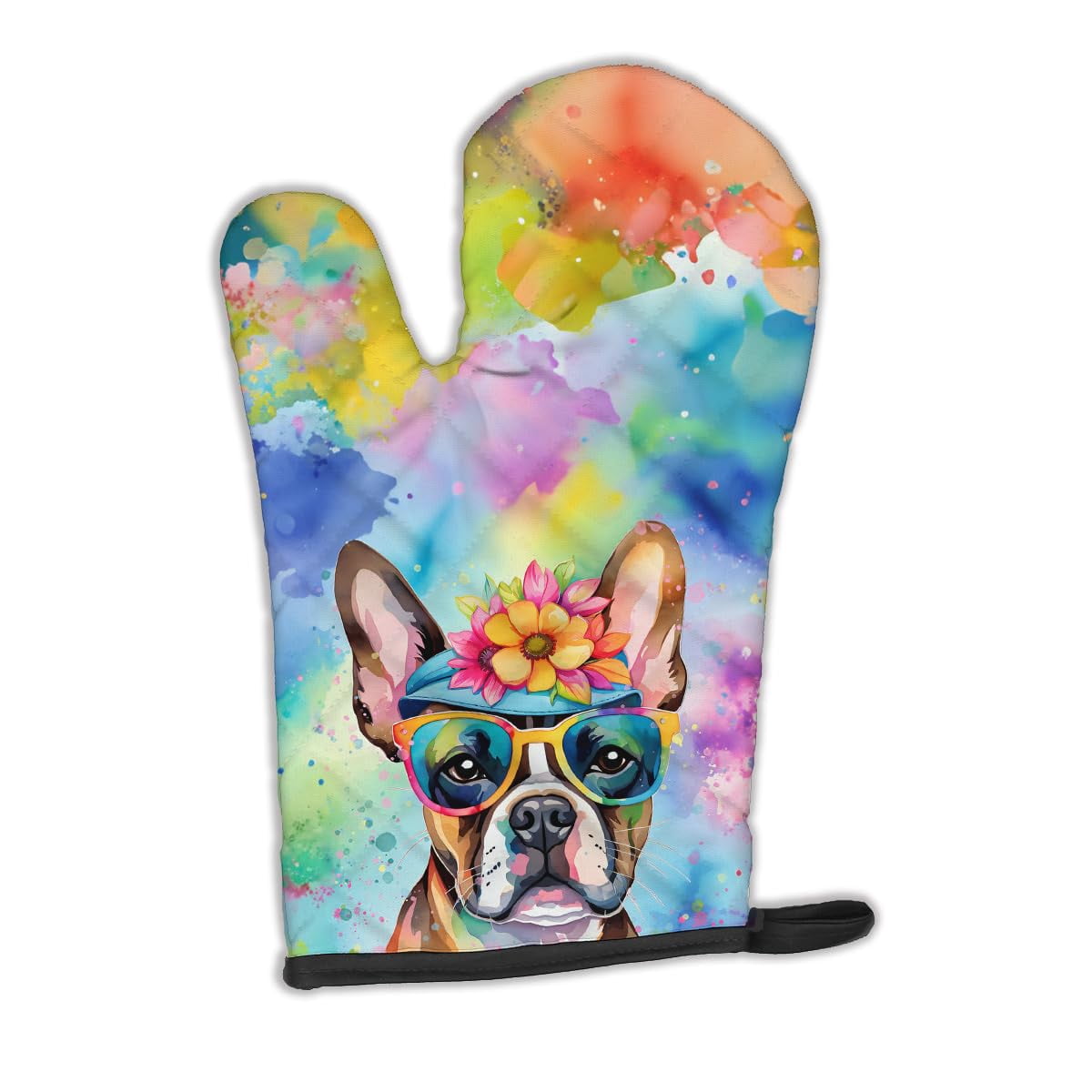 Alaskan Klee Kai Hippie Dawg Oven Mitt 8.5 in x 12 in