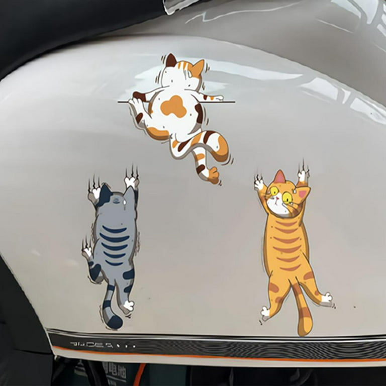 Funny Coughing Cat Meme Sticker Vinyl Waterproof Sticker Cute Decal Car  Laptop Wall Window Bumper Sticker - Temu