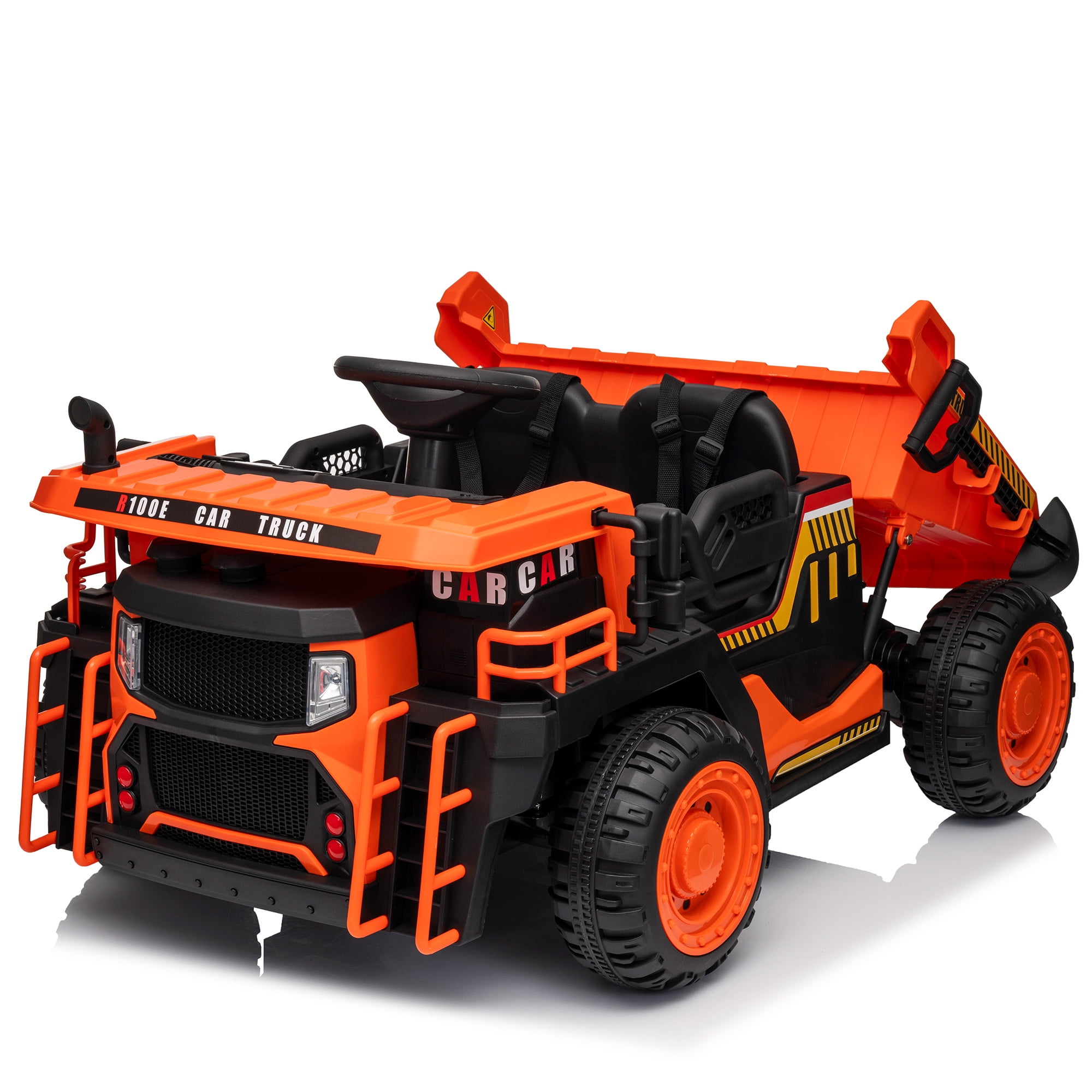 Jorfly 24V Ride On Car for Kids,Battery Powered Electric UTV Toys w/Remote Control, Gift Bow, 4x150W, 4WD/2WD, 3 Speeds, Shock Absorbers, Bluetooth, LED, 4.5MPH Max,Pink