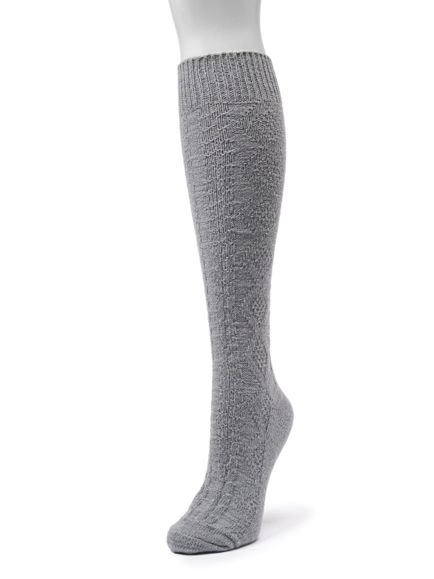 MUK LUKS Women's Fluffy Dream Knee-High Boot Sock, 1-Pack, OSFM