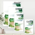 thumbnail image 4 of Designart ' Blue Green and Pink Spots Clouds ' Modern Canvas Wall Art Print, 4 of 4