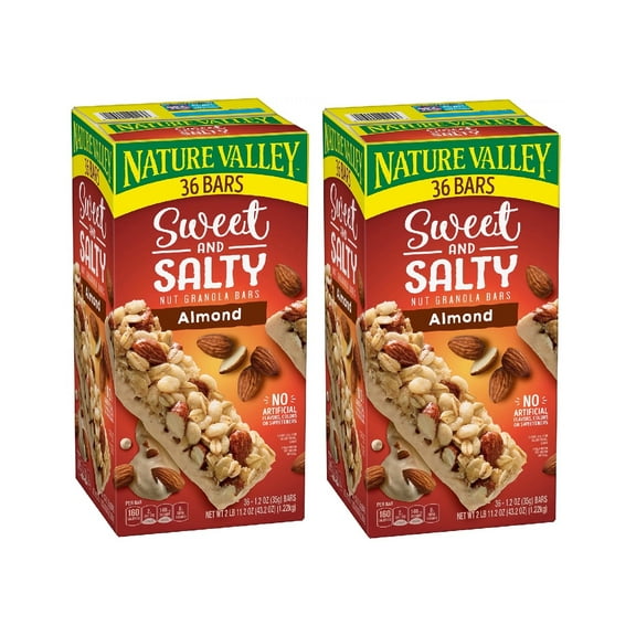 Nature Valley Sweet and Salty Nut Almond Granola Bars (36 ct.) 2PK