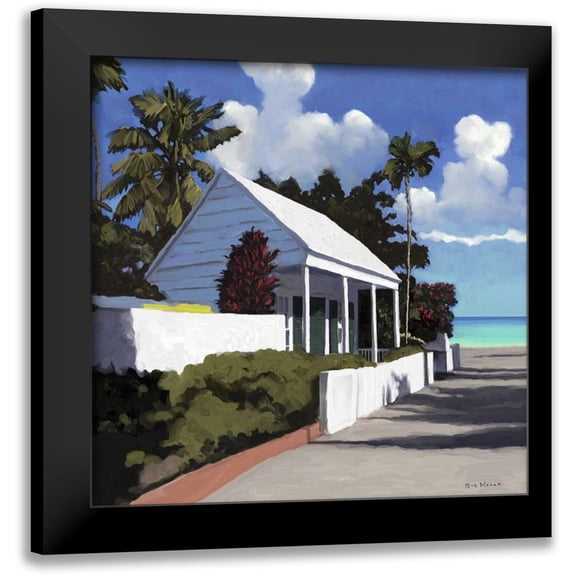 Novak, Rick 12x12 Black Modern Framed Museum Art Print Titled - Conch Republic IV