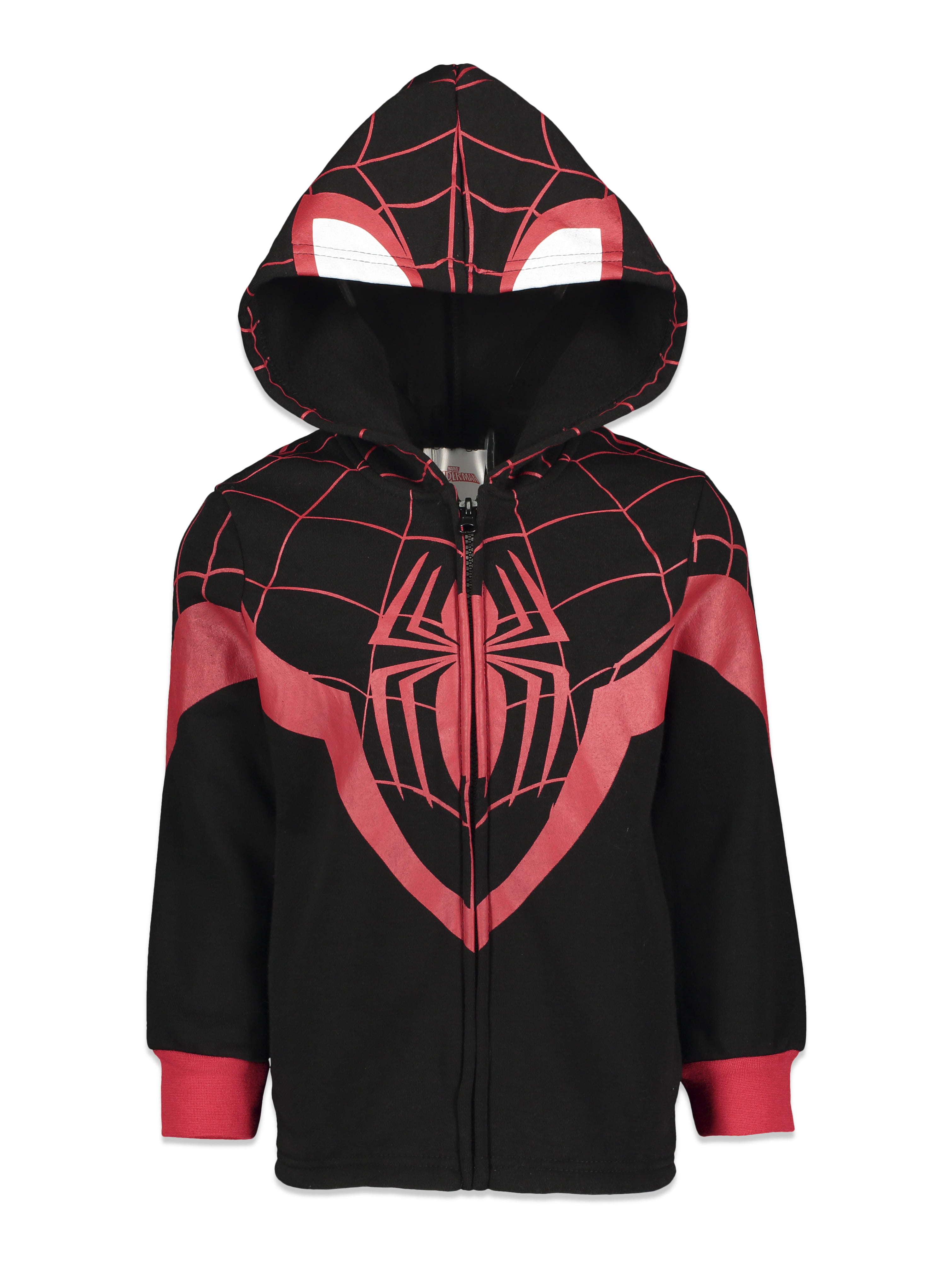 Spider-Man Miles Morales Into the Spider-Verse Hoodie Zip up Jacket Sweatshirt