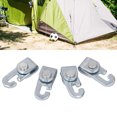 thumbnail image 4 of La Cuerda Aprieta El Gancho De Bloqueo, Liviano Mantiene La Tensión Conveniente Rápidamente Ajuste Fácilmente La Longitud De La Cuerda Gancho De Bloqueo De La Tienda Para ANGGREK Tent Hook Locking Hook, 4 of 8