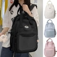 thumbnail image 2 of Schoolbag Women's New Junior High School Student High Capacity Lightweight Backpack Ins Day Simple Fashion Backpack, 2 of 7