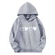 thumbnail image 3 of Sudaderas con capucha para niños y niñas, sudaderas casuales de manga larga, lindas sudaderas de gran tamaño con bolsillo de polar, chaquetas para niñas, 3 of 4