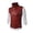 #214-Red, variant on Ceisia Men's Solid Lapel Faux Leather Sleeveless Biker Vest Zipper Decor Slim Fit Streetwear Outerwear For Party Gift