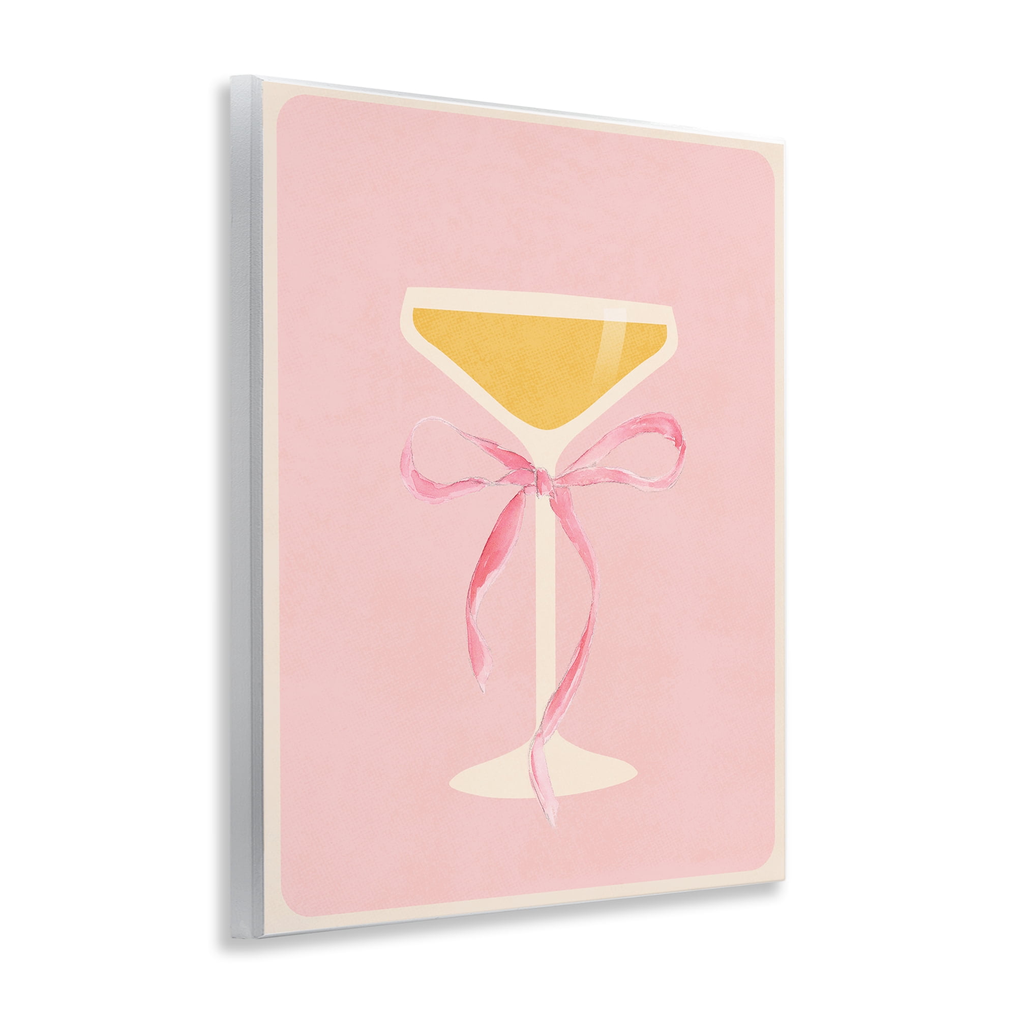Stupell Industries Champagne Party Glass Wall Plaque Art, design by Lucille Price