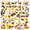 6A, variant on cartoon Bee Honey Theme Stickers, Waterproof Bee Honey Theme Sticker for Water Bottle Laptop Phone Cases Planner Skateboard Luggage Helmet Party Favor Decor, Ideal for Adults Teens Teacher Rewards