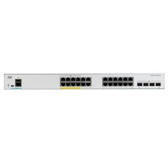 Cisco Catalyst C1200-24FP-4X Ethernet Switch, 24 Ports - Manageable - 10 Gigabit Ethernet - 10/100/1000Base-T, 10GBase-X - 3 Layer Supported