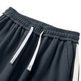thumbnail image 4 of GUZOM Mens Gray Wide Leg Pants, Relaxed Fit Casual & Lounge Pants with Elastic Drawstring Waist for Everyday Comfort,Size L, 4 of 8