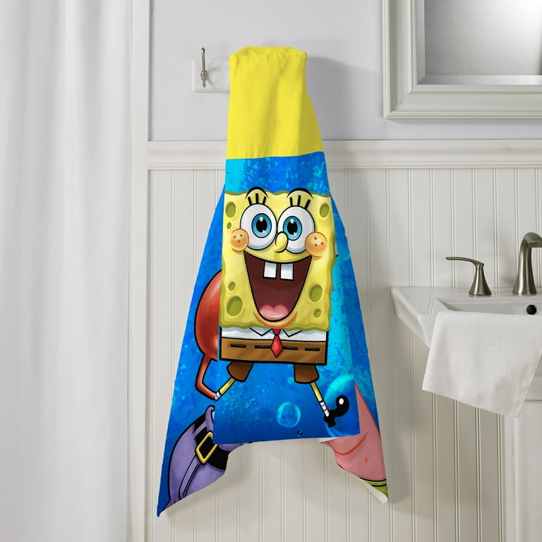 Spongebob hooded store towel