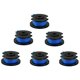 thumbnail image 1 of Paquete de 6 bobinas de repuesto para recortadora de 0,065", 18 voltios, 24 V, 40 V, compatibles con Ryobi One + AC14RL3A, hilo para recortadora inalámbrica de 11' (paquete de 6), 1 of 5