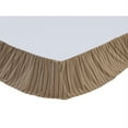 thumbnail image 2 of VHC Brands Farmhouse Sawyer Mill Tan Bed Skirt, King 78x80x16, Dark Creme White, 2 of 2