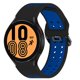 thumbnail image 3 of Adecuado para Samsung Galaxy Watch4 / Galaxy Watch4 Classic Smart Warch Pulsera de moda exquisita Pulsera de gel de sílice Correa deportiva de dos tonos, 3 of 4