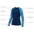 thumbnail image 3 of BASSDASH Women’s UPF 50+ UV Sun Protection T-Shirt Long Sleeve Fishing Hiking Performance Shirts, 3 of 7