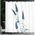 thumbnail image 4 of Ambesonne Flower Shower Curtain, X-Ray View of a Blossom, 69"Wx75"L, Teal White, 4 of 5