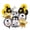 B, variant on Congratulations Graduation Balloons Foil Balloon Kit with Assorted Shapes Party Decorations for College and High School Graduation Celebration Events