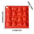 thumbnail image 6 of Santa Claus Christmas Party DIY Mold Baking Tool Silicone Tray, 6 of 6