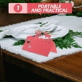 thumbnail image 3 of 50 tarjetas de mesa navideñas con diseño de reno y muñeco de nieve. Ideales para marcar los lugares de la mesa., 3 of 7