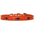 thumbnail image 1 of Boo Widget Croc Dog Collar Orange Size 10, 1 of 1