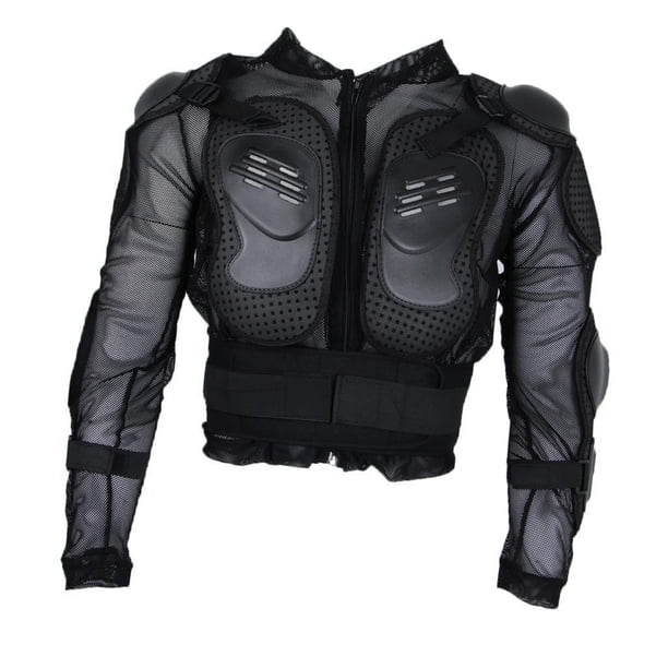 Cateissary Chaqueta de armadura de protección de cuerpo completo de esquí de carreras de motos negra XL Suministros térmicos Negro SG