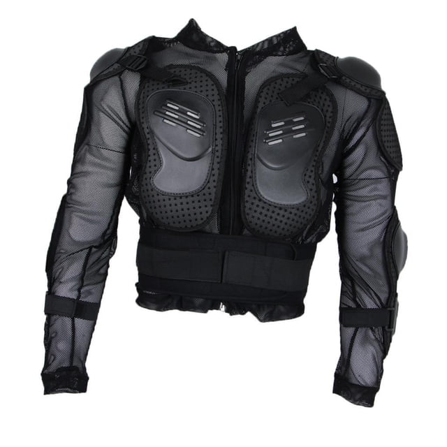 Cateissary Chaqueta de armadura de protección de cuerpo completo de esquí de carreras de motos negra XL Suministros térmicos Negro SG
