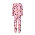 thumbnail image 6 of Family Halloween Pajama Set Long Sleeve Crew Neck, Soft Halloween Family Pajamas with Witch Hat Print, Spooky Matching Halloween Pajamas for Ki’ds Adults, 6 of 6