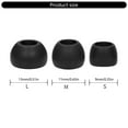 thumbnail image 5 of Yammee Earbuds Ear Tips Upgraded Buds 3Pairs Replacement Earbuds For IE80s CX275s Ear Caps Replacement, 5 of 8