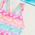 thumbnail image 4 of Maillots de Bain Justaucorps pour Filles, Sans Manches, Col Rond, Design Croisé, Dos Ouvert, pour Natation Intérieure et Extérieure, 4 of 7