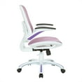 thumbnail image 3 of OSP Home Furnishings Chaise de Bureau Riley avec Siège et Dossier en Tissu Maillé Violet, 3 of 7