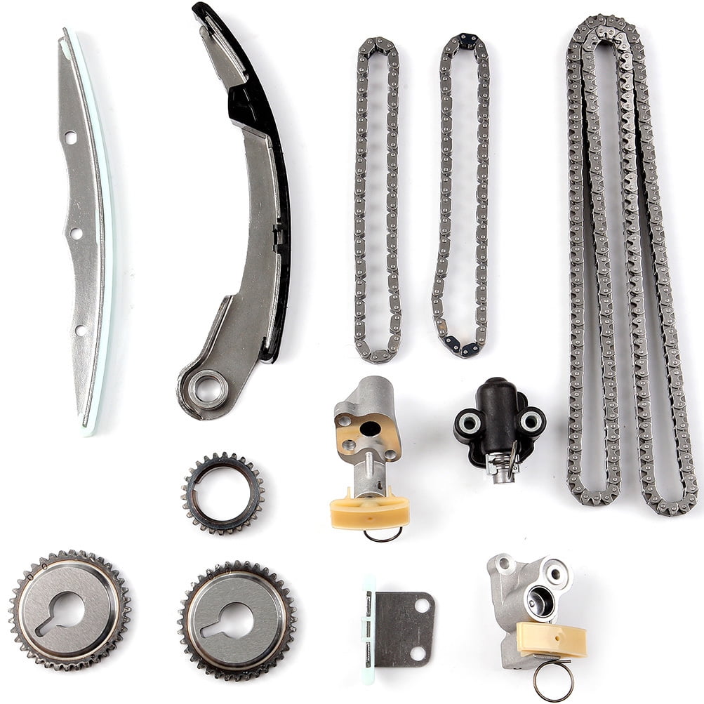 ECCPP TK3034S2 Timing Chain Kit Tensioner Guide Rail Crank Sprocket Cam