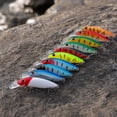 thumbnail image 4 of MInHoues Floating Minnow Fishing Lure, 4.13" Hard Plastic Artificial Swimbait with Treble Hooks, Realistic Long Casting Bait for Bass, Freshwater Saltwater Tackle Gear, 4 of 5