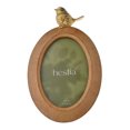 thumbnail image 1 of Hestia Cadre Photo Effet Bois Oiseau Doré, 1 of 2