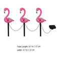 thumbnail image 2 of Flamingos Garden Decor Lights Waterproof Outdoor Solar Stake Landscape Light (1 in 3 way), 2 of 3
