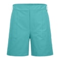thumbnail image 5 of Yievot Dress Shorts for Women Button Bermuda Shorts Summer Business Casual Office Shorts with Pockets, 5 of 8
