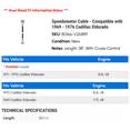 thumbnail image 2 of Speedometer Cable - Compatible with 1969 - 1976 Cadillac Eldorado 1970 1971 1972 1973 1974 1975, 2 of 2