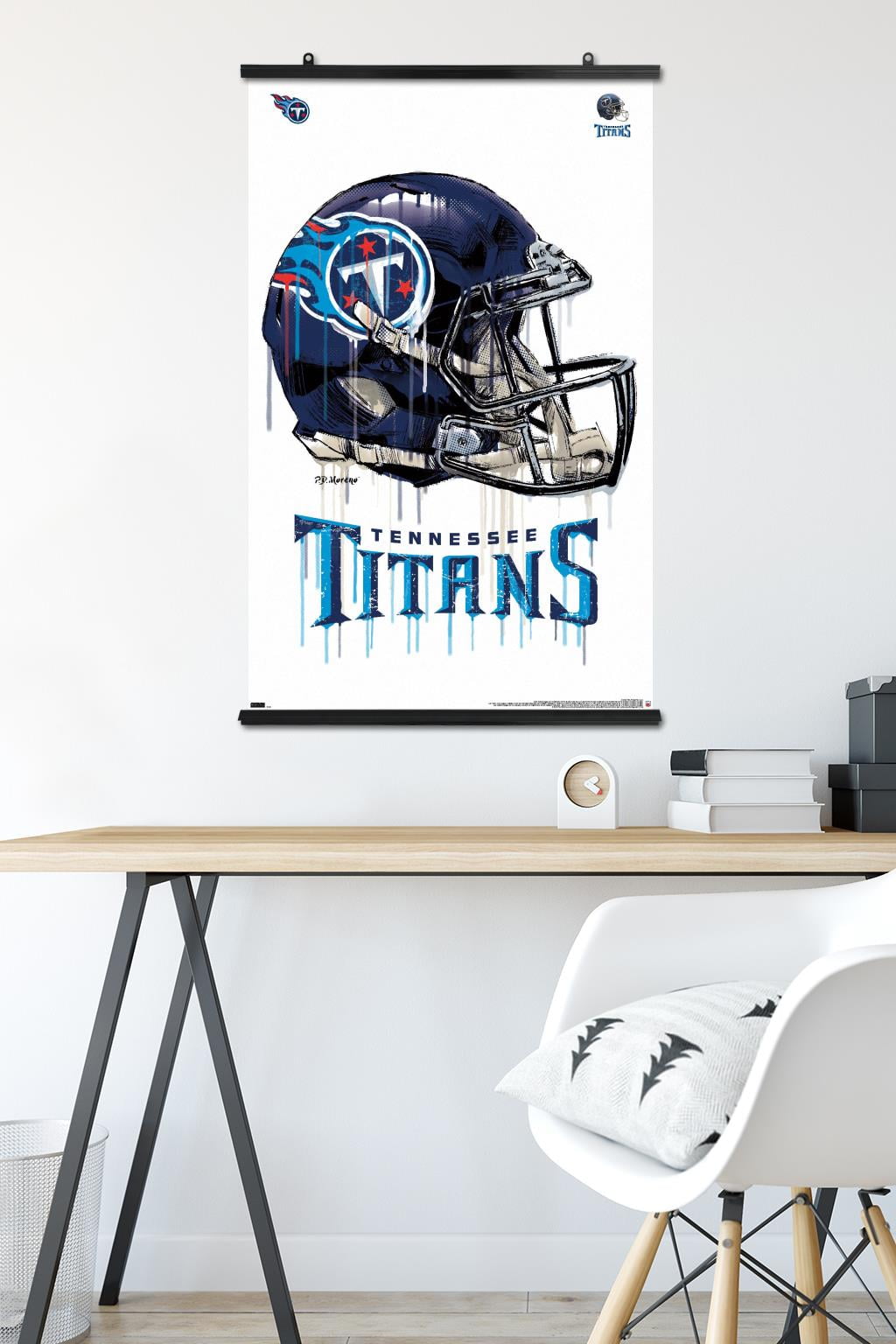 NFL Tennessee Titans - Drip Helmet 20 Wall Poster, 22.375 x 34 